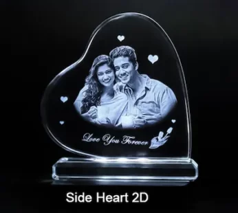 Side Heart Crystal