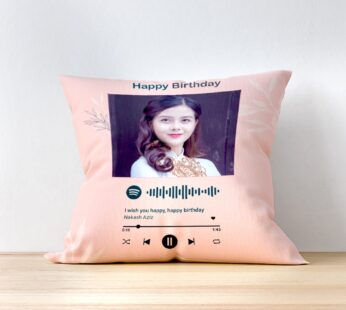 Lovely Spotify Birthday Cushion