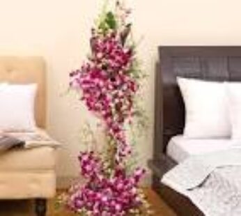 Royal Purple Orchid Arrangement